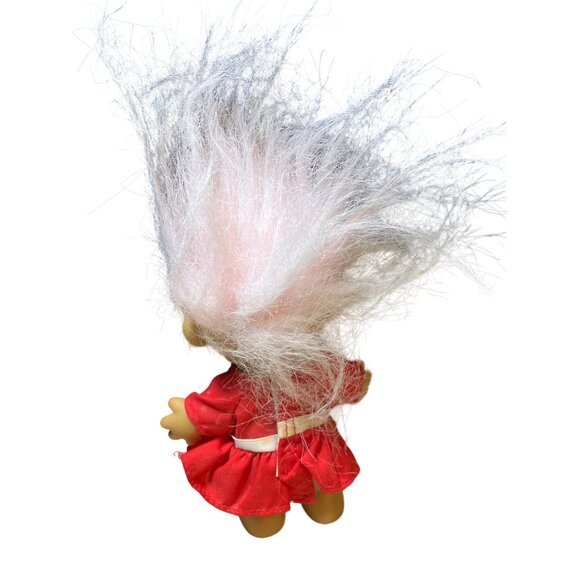 Russ You’re Very Special Troll Doll Pink Hair Red Heart Dress Valentine’s Day - Picture 5 of 8